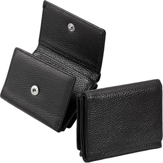 お札を折らずに収納 本革 ミニ財布 財布 三つ折り財布